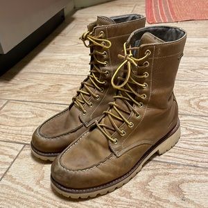 Eddie Bauer K-Series leather moc toe hiking boot